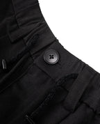 BLACK BAGGY TROUSERS
