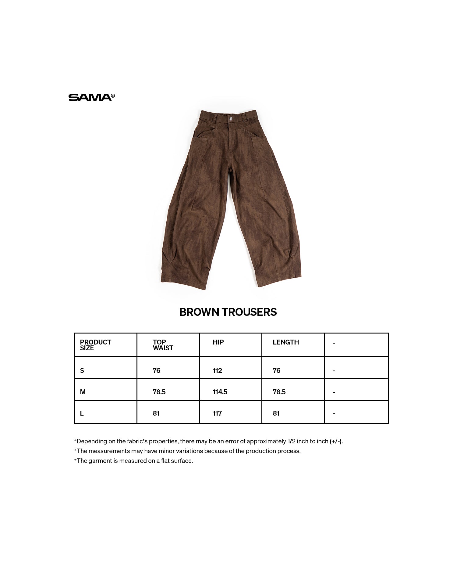 BROWN TROUSERS