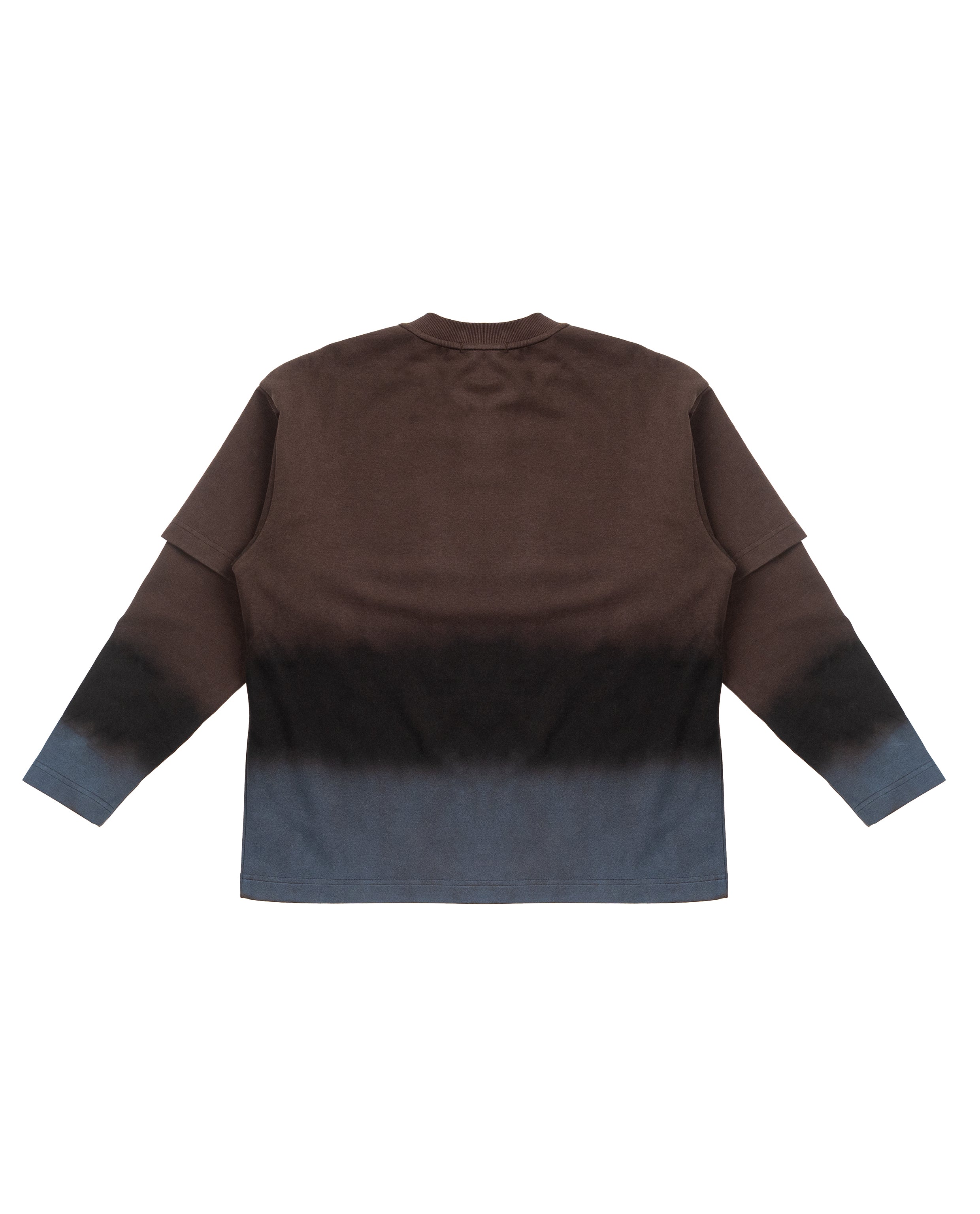 BROWN GRADIENT SWEATSHIRT
