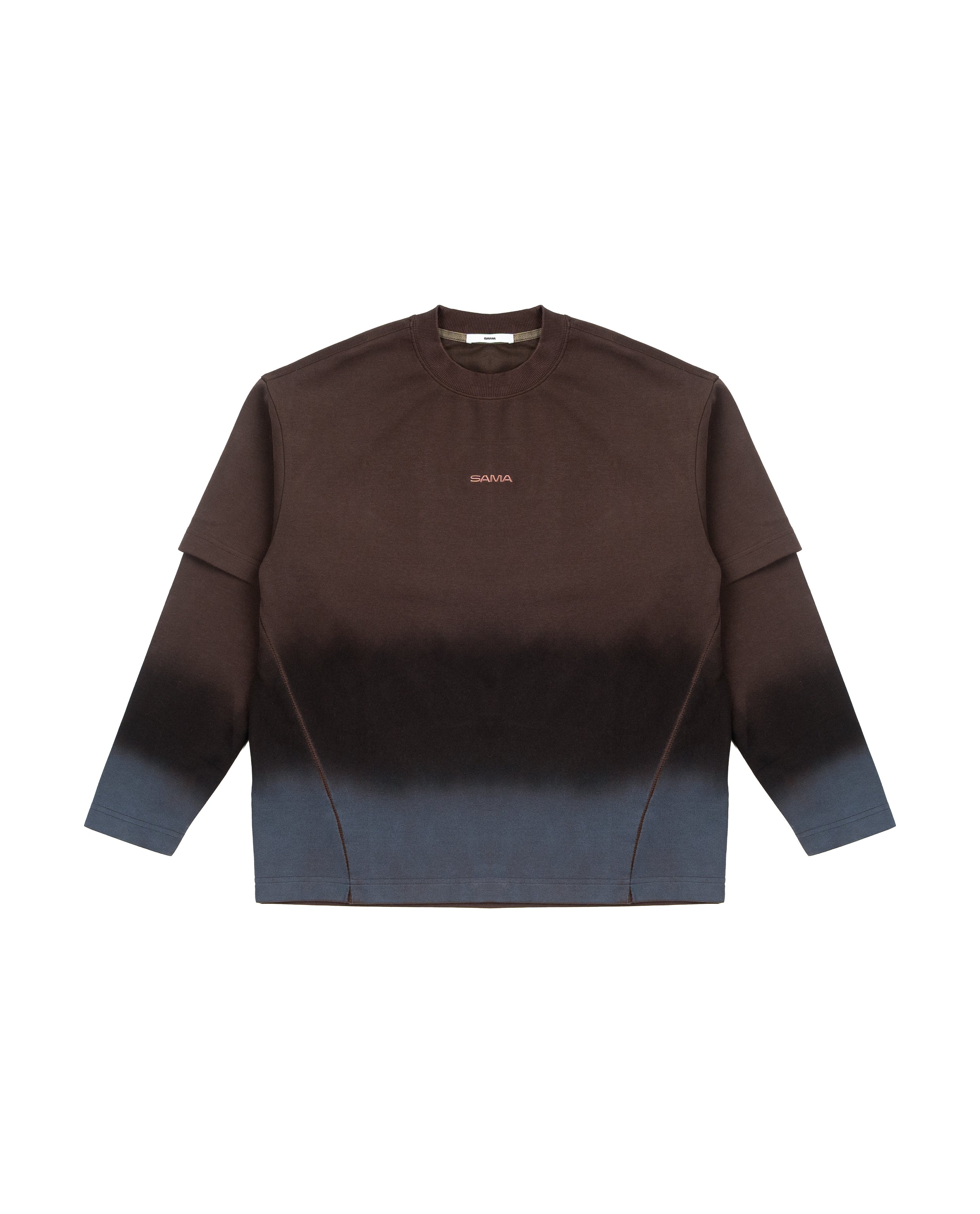 BROWN GRADIENT SWEATSHIRT