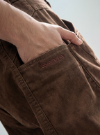 BROWN UTILITY TROUSERS