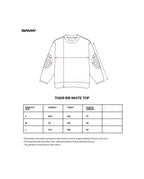 TIGER RIB SLEEVE WHITE TOP