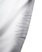 TIGER RIB SLEEVE WHITE TOP