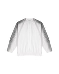 TIGER RIB SLEEVE WHITE TOP