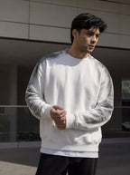 TIGER RIB SLEEVE WHITE TOP